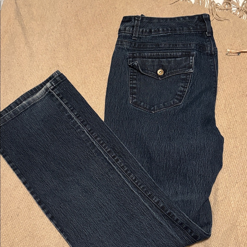 Style & Co. Dark Blue Straight Leg Jeans